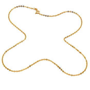 9ct gold 2.5g 18 inch trace Chain